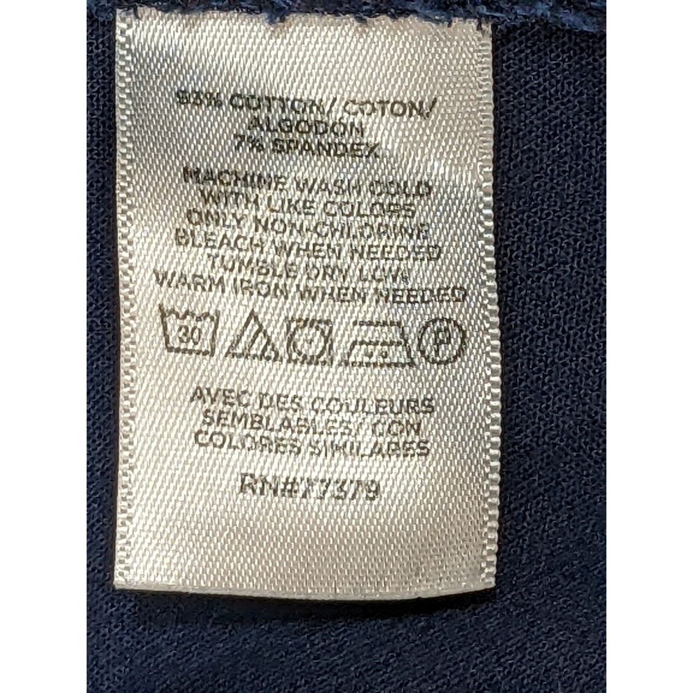 Ann Taylor Factory Size 8 32x25.5 Navy Blue Career Dress Pants Stretch EUC - Picture 5 of 10